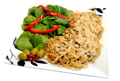 Vegetarian Cashew Alfredo Pasta Recipe Image